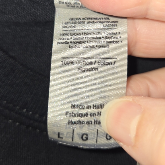 Gildan Women's L Black Graphic 13 Diva T-Shirt - Picture 6 of 11